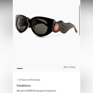CASABLANCA MEMPHIS 65mm sunglasses Never worn in box